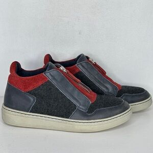 Earth Zane Zip Up Sneaker Blue Red Women’s Sz 7.5